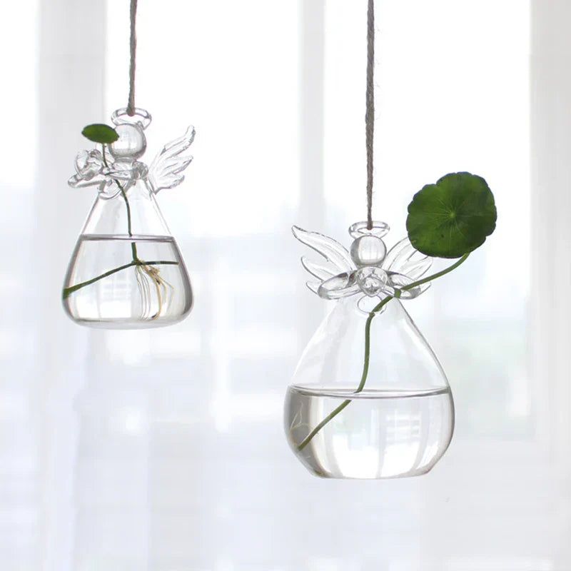 Handmade Angel Glass Vase - Home Decor - Vase