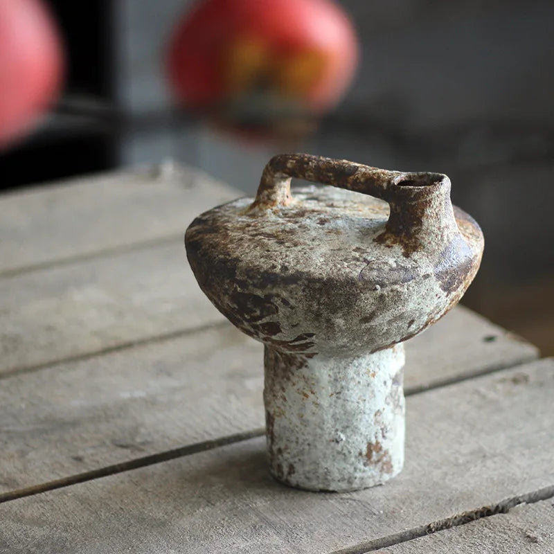 Handmade Ceramic Vase for Dried Flowers - Vase