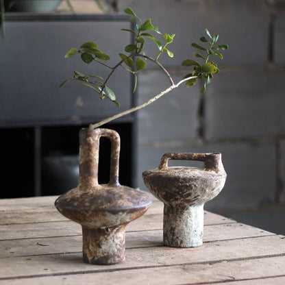 Handmade Ceramic Vase for Dried Flowers - Vase