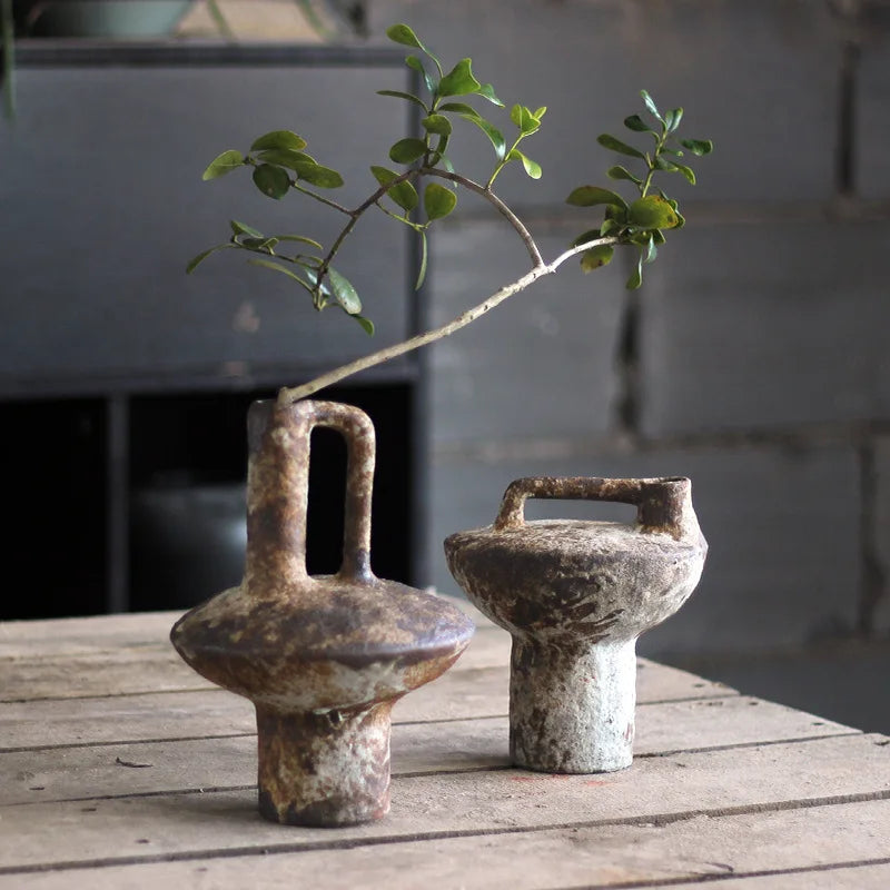 Handmade Ceramic Vase for Dried Flowers - Vase