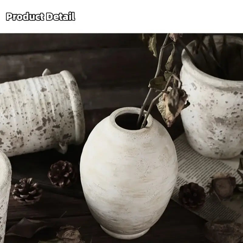 Handgefertigte Keramikvasen - Vintage-Stil Heimdekoration - Wie auf dem Bild - Vase