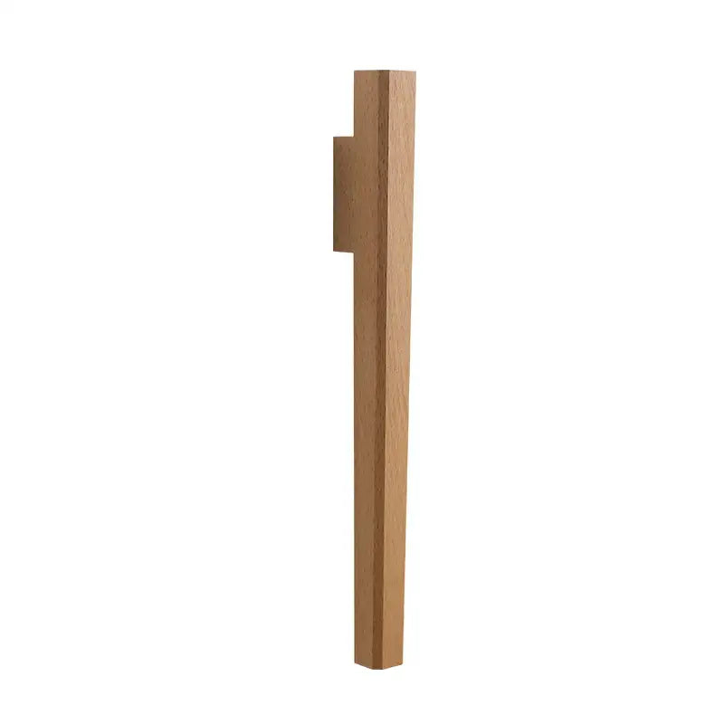 Light oak solid wood door pull with sleek minimalist design on decorbites™ handmade nordic wall vase for plants