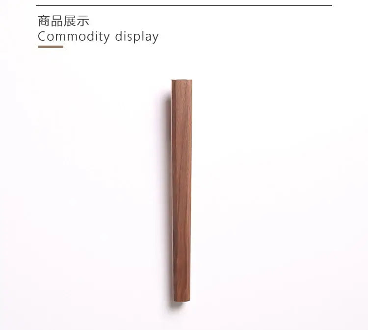 Decorbites™ handmade nordic wooden wall vase with sleek solid wood handle and natural grain finish