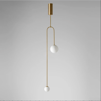Hanging Lights - Gold / Cylinder