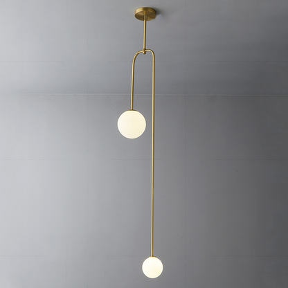 Hanging Lights - Gold / Circle