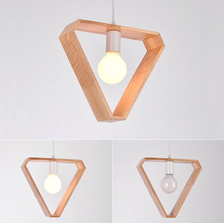 Hanging Wooden Lights