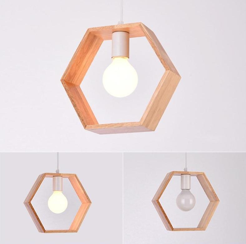 Hanging Wooden Lights