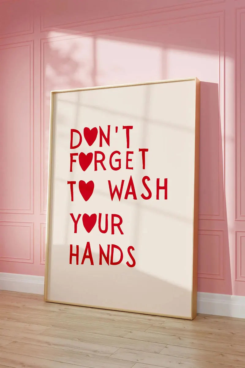 Heart Quote Kitchen Wall Art Painting - 03 / 20x30cm No Frame - Posters