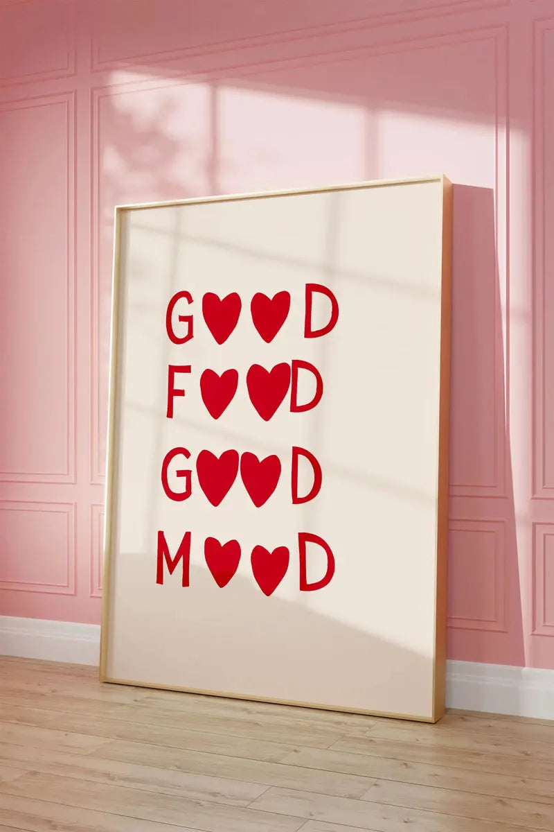 Heart Quote Kitchen Wall Art Painting - 04 / 40x50cm No Frame - Posters