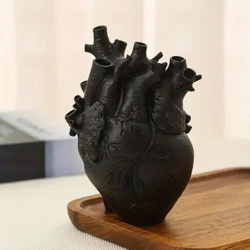 Heart Shape Resin Vase - 4 Colors - Vase