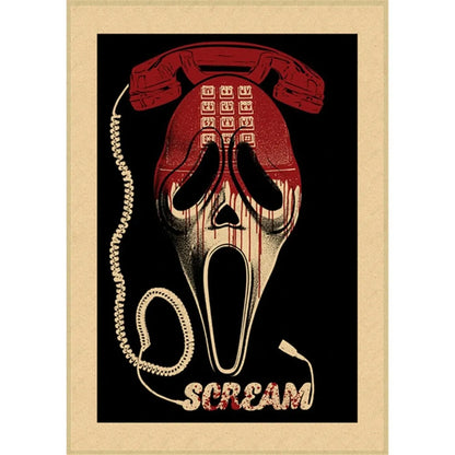 Horror Movie Retro Poster Wall Art - z15 / 30X40cmNoframe - Posters