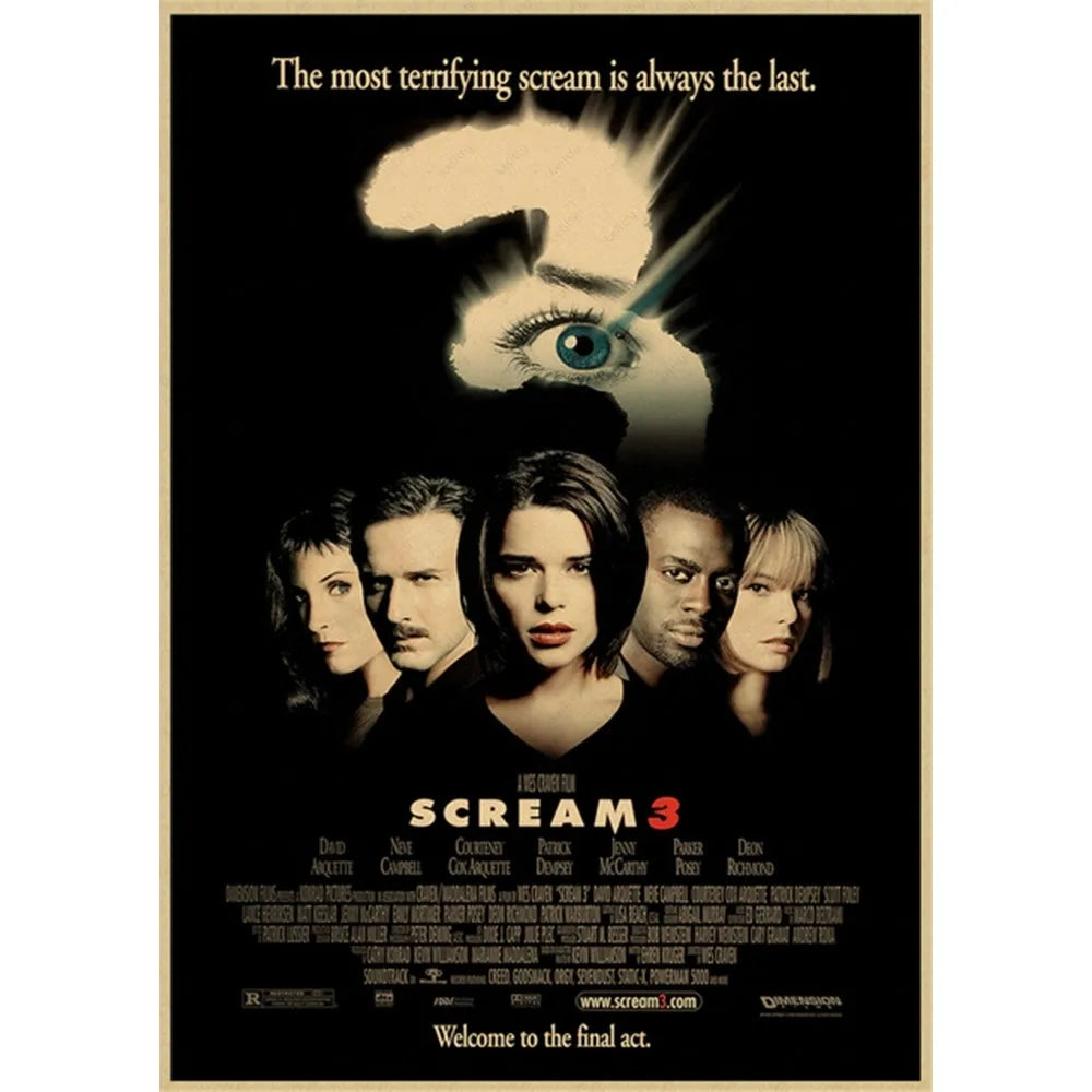 Horror Movie Retro Poster Wall Art - z4 / 30X40cmNoframe - Posters