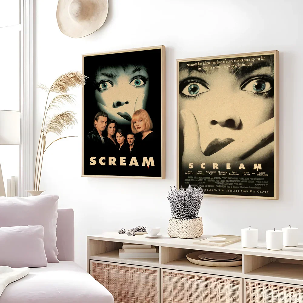 Horror Movie Retro Poster Wall Art - Posters