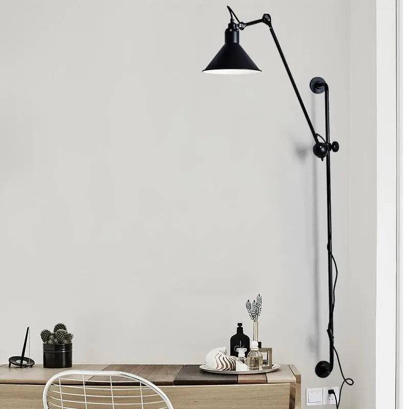 Industrial Plug In Wall Sconce - Haley