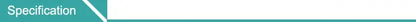 Teal and white diagonal stripe specification banner for decorbites™ ins wooden mushroom night light table lamp with dimming
