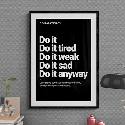 Inspirational Quote Poster for Home or Office - 05 / 30x40cm - Posters