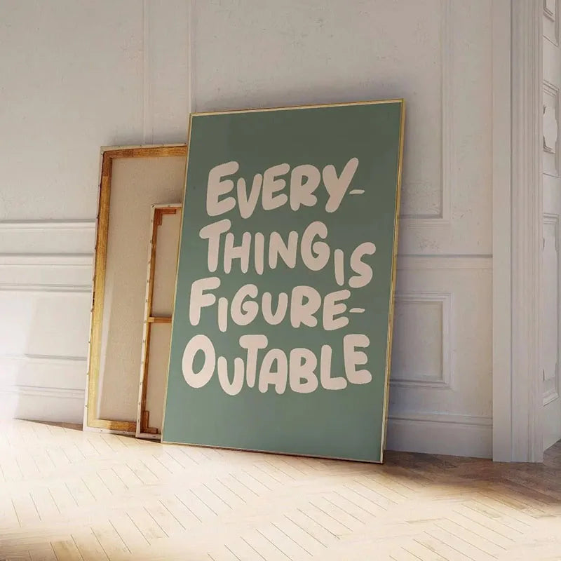 Inspirational Quote Poster for Home or Office - 15 / 20x30cm - Posters