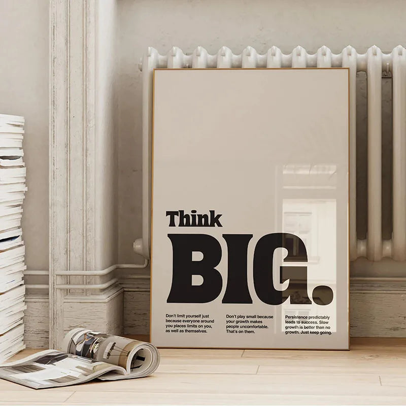 Inspirational Quote Poster for Home or Office - 12 / 50x70cm - Posters