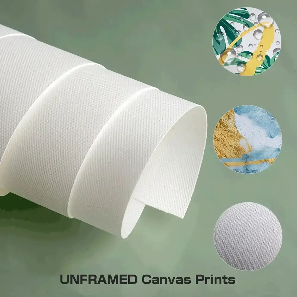 White textured canvas roll for unframed decorbites inspirational quote poster suitable for home or office display