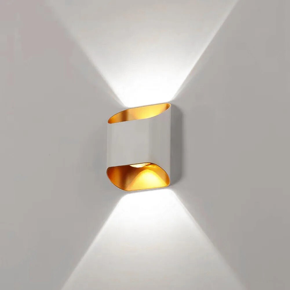 IP65 Modern LED Outdoor Wall Lights - White