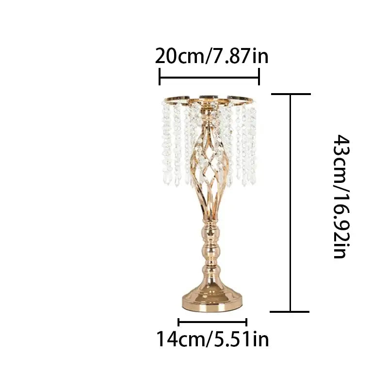 Iron Flower Racks for Dining Table Decoration - 01 - Vase