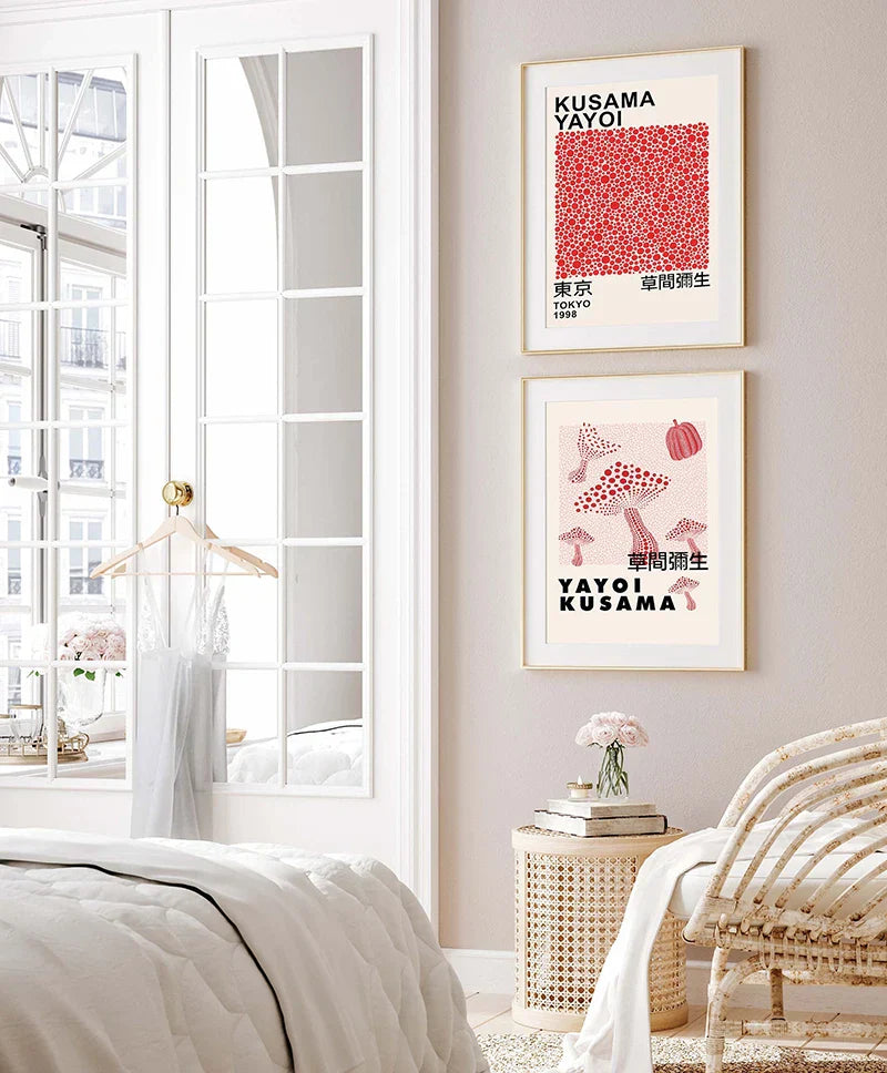 Japanese Abstract Art Canvas Print for Home Décor - Posters