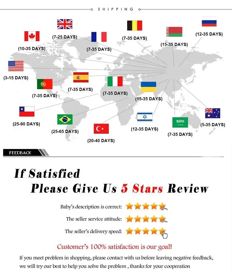 Shipping timeline map showing delivery days for countries including canada and uk for decorbites™ japanese hokusai art poster print