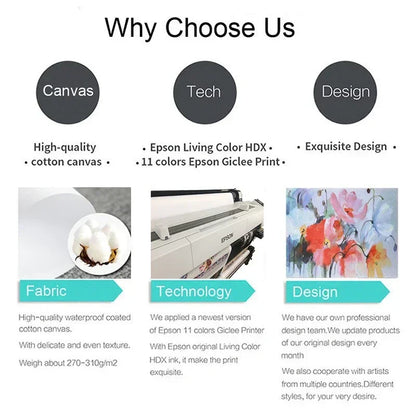 Japanese Koi Cat Abstract Animal Wall Art - Posters