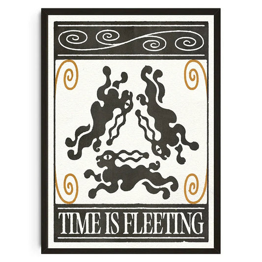 Japanese Koi Cat Abstract Animals Canvas Wall Art - 33 / 40x50cm No Frame - Posters