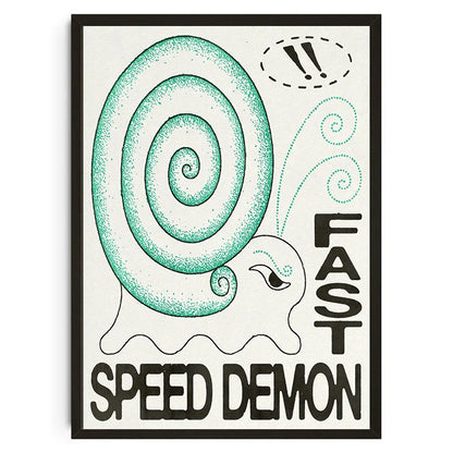 Japanese Koi Cat Abstract Wall Art Print - Posters