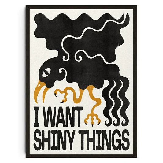 Japanese Koi Cat Abstract Wall Art - Vintage Style - 18 / 40x50cm No Frame - Posters