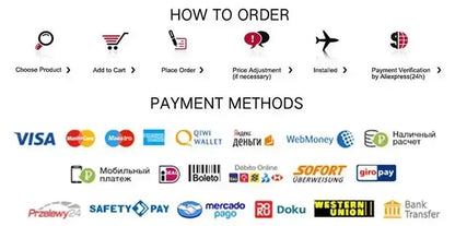 Payment method logos including visa mastercard qiwi wallet for decorbites japanese koi cat canvas wall art purchase
