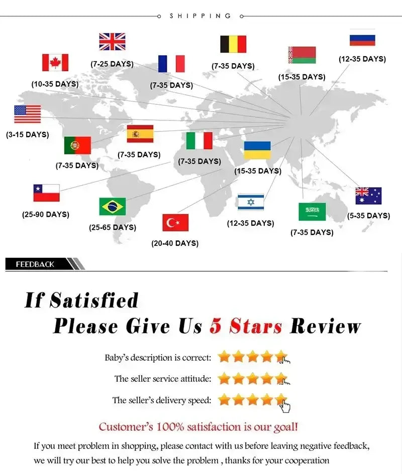 World map displaying shipping times to various countries for decorbites™ japanese koi canvas wall art deliveries