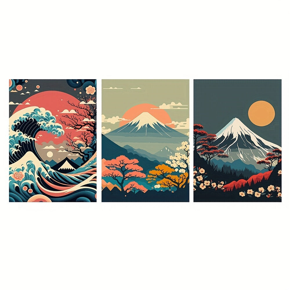 DecorBites™ Japanese Nature Landscape Canvas Wall Art