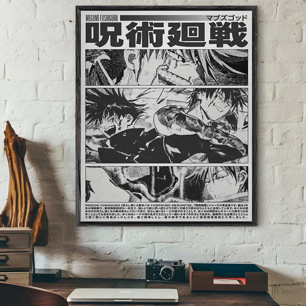 Jujutsu Kaisen Anime Poster Wall Art - z3 / 40X50cmNoframe - Posters