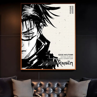 Jujutsu Kaisen Anime Poster Wall Art - Posters
