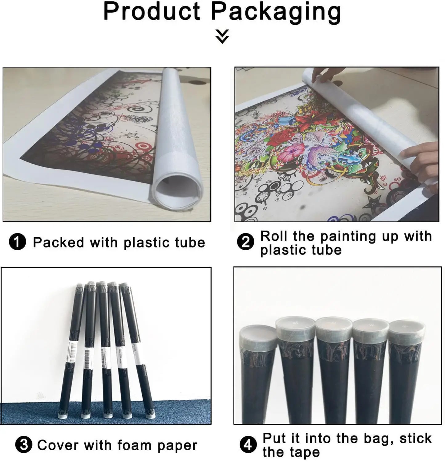 Kawaii Cat Anime Canvas Wall Art - Posters