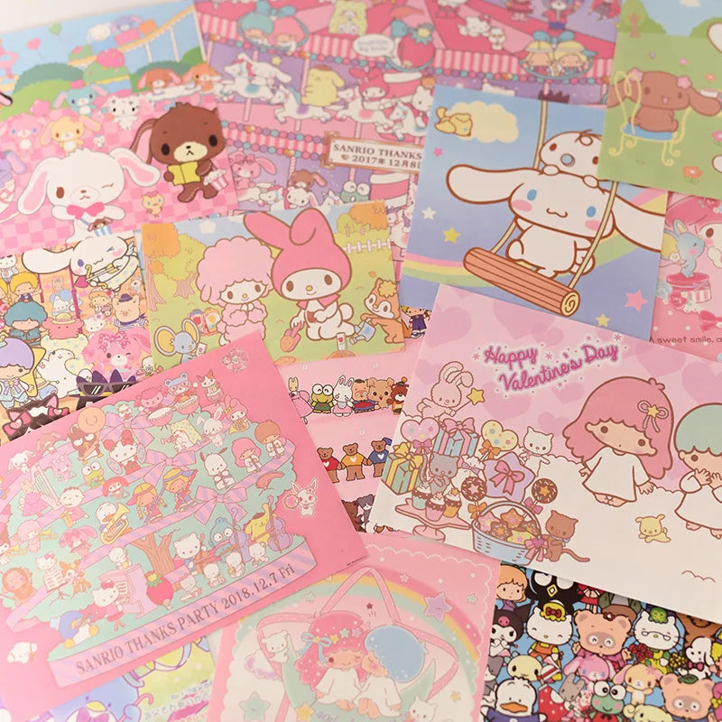 Kawaii HelloKitty Monthly Poster Set - 15pcs - Posters