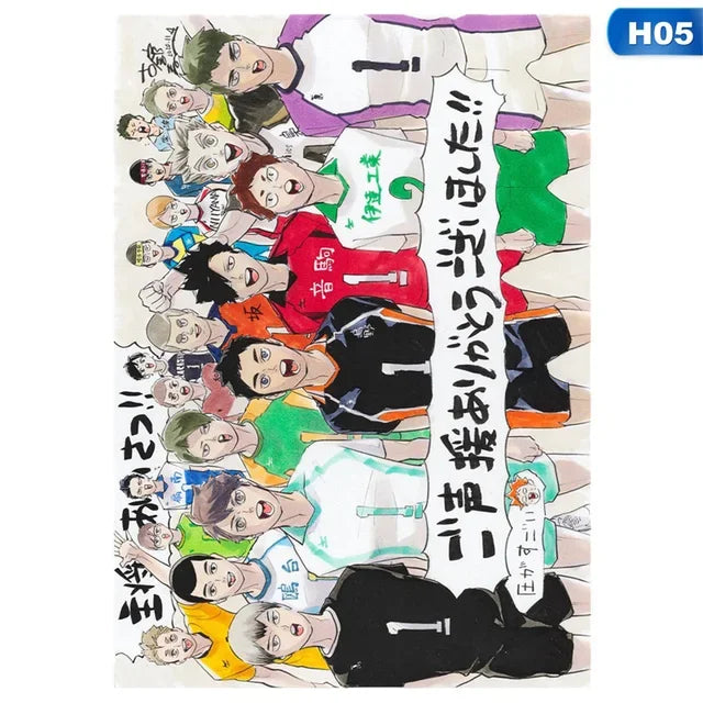 Kids Haikyuu Volleyball Anime Canvas Poster - P10 / 20x30cm No Frame - Posters