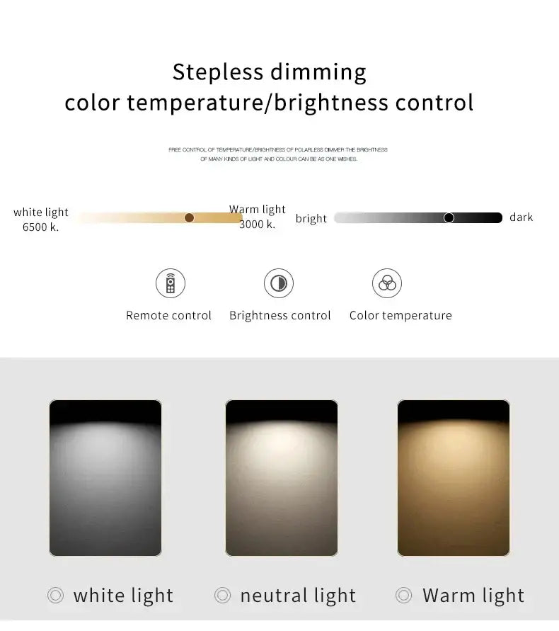 DecorBites™ led ceiling chandelier with stepless dimming and adjustable color temperature for modern living room lighting