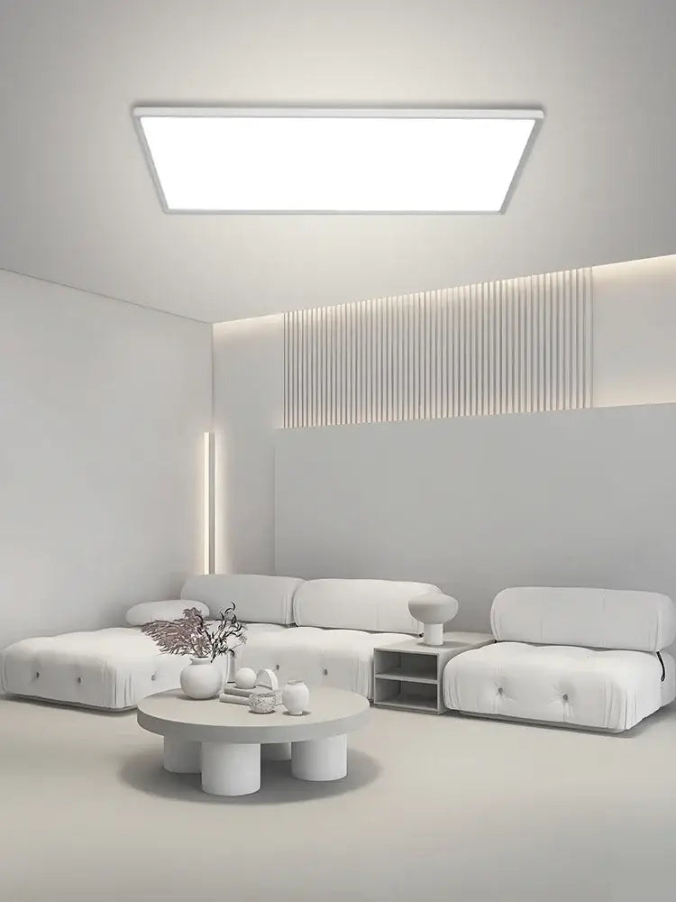 Rectangular white decorbites led ceiling light fixture featuring minimalist modern design for home ceiling lights