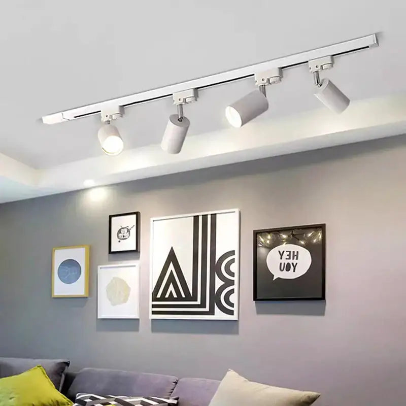White decorbites led ceiling lights with adjustable spotlights for indoor living room and bedroom ceiling lights