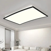 Modern rectangular decorbites led ceiling lights with sleek black frame and soft white panel for bedroom and living room lighting