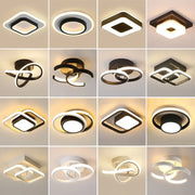 DecorBites led ceiling lights feature modern black and white geometric shade designs for home and living room lighting