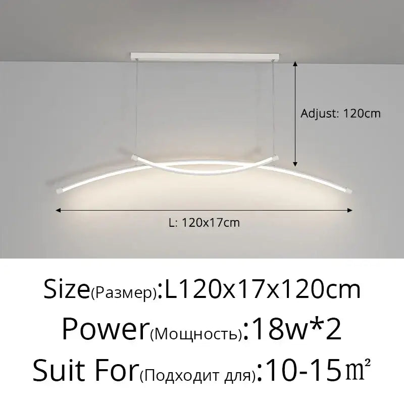 Modern white decorbites led ceiling lights with sleek curved arms and minimalist design for home lighting fixtures