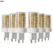 Decorbites led ceramic 4w g9 bulb with a clear glass casing and warm yellow glow dimmable 320lm replace halogen