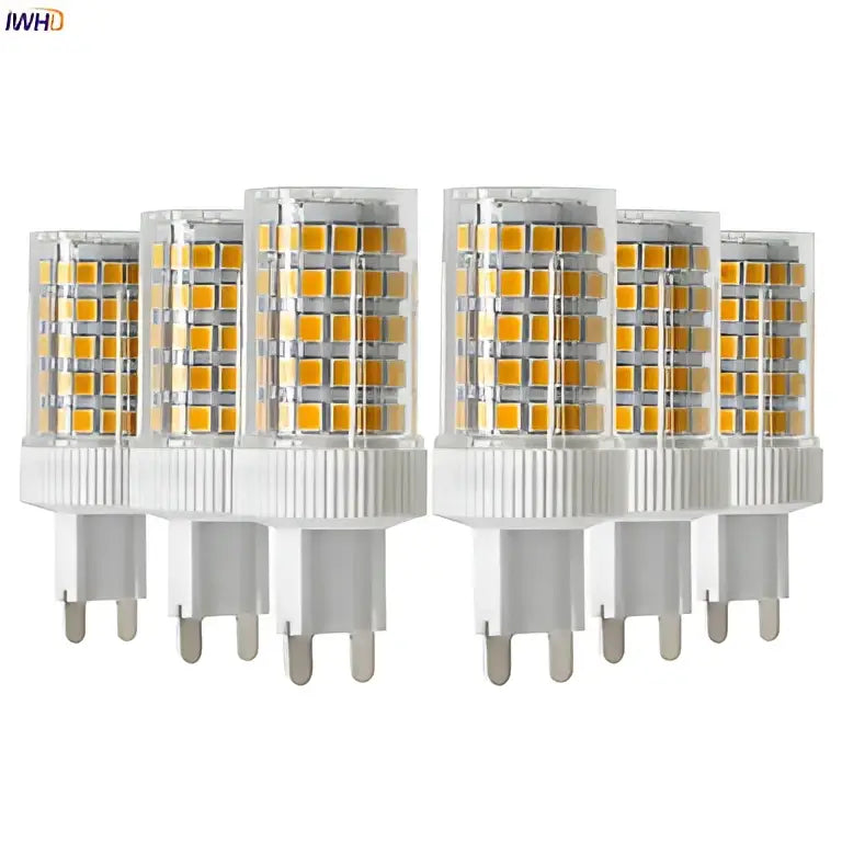 Decorbites led ceramic 4w g9 bulb with a clear glass casing and warm yellow glow dimmable 320lm replace halogen