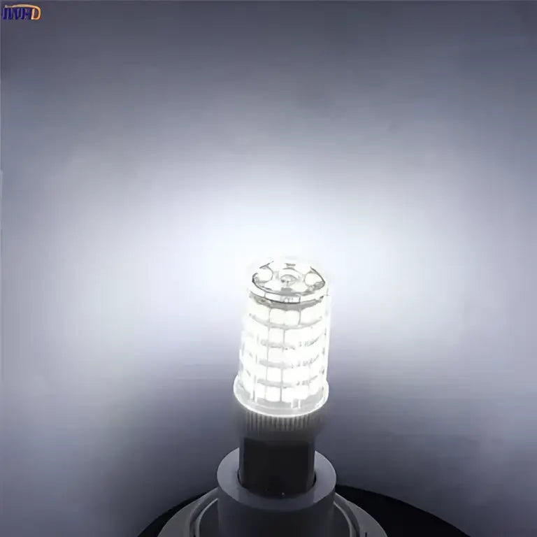 White decorbites led ceramic bi-pin bulb with cylindrical shape and vertical led rows dimmable 4w 320lm g9 replacement