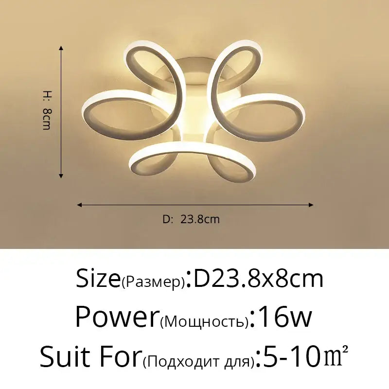 Modern white acrylic led chandelier black white ceiling light with sleek flower design by decorbites led chandelier