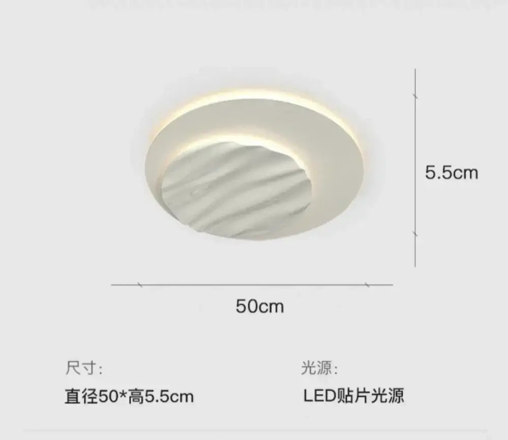 DecorBites LED chandelier ceiling light with sleek white finish and soft LED glow for bedroom dining living room
